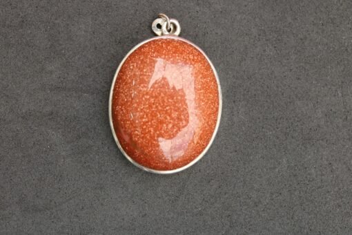 Sunstone Pendant |  925 Sterling Silver - Image 2
