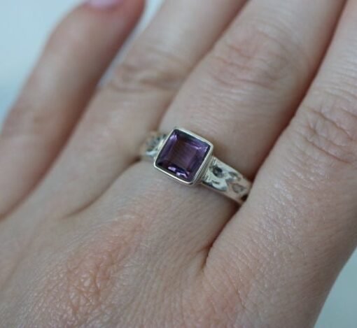 Amethyst Ring | 925 Sterling Silver - Image 2