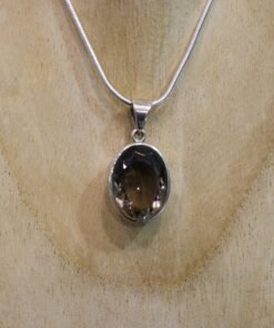 Smoky Quartz Pendant | 925 Sterling Silver