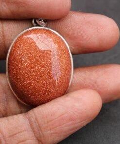 Sunstone Pendant |  925 Sterling Silver