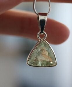 Aquamarine Pendant 925 Sterling Silver