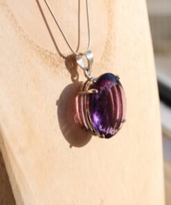 Amethyst Pendant 925 Sterling Silver