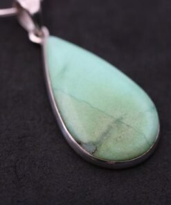 Gaspeite Pendant | 925 Sterling Silver