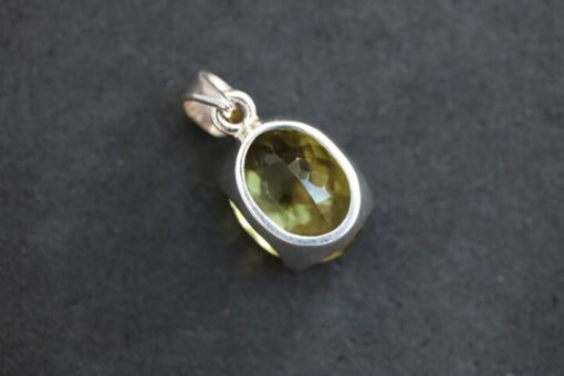 Lemon Quartz Pendant | 925 Sterling Silver - Image 2